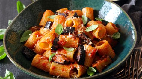  Pasta alla Norma - A Symphony of Sicilian Flavors with Eggplant and Sweet Tomato Notes!